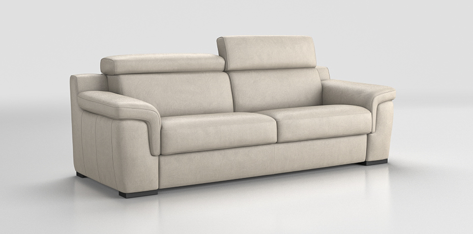 Mesolino - 4 seater sofa bed large armrest